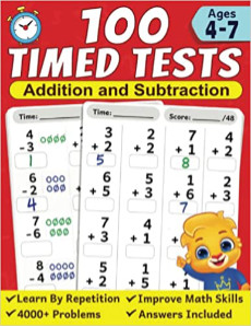 100 Timed Tests for Addition and Subtraction