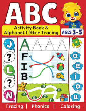 ABC Activity Book & Alphabet Letter Tracing