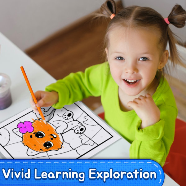 Color By Numbers Coloring Book For Kids3
