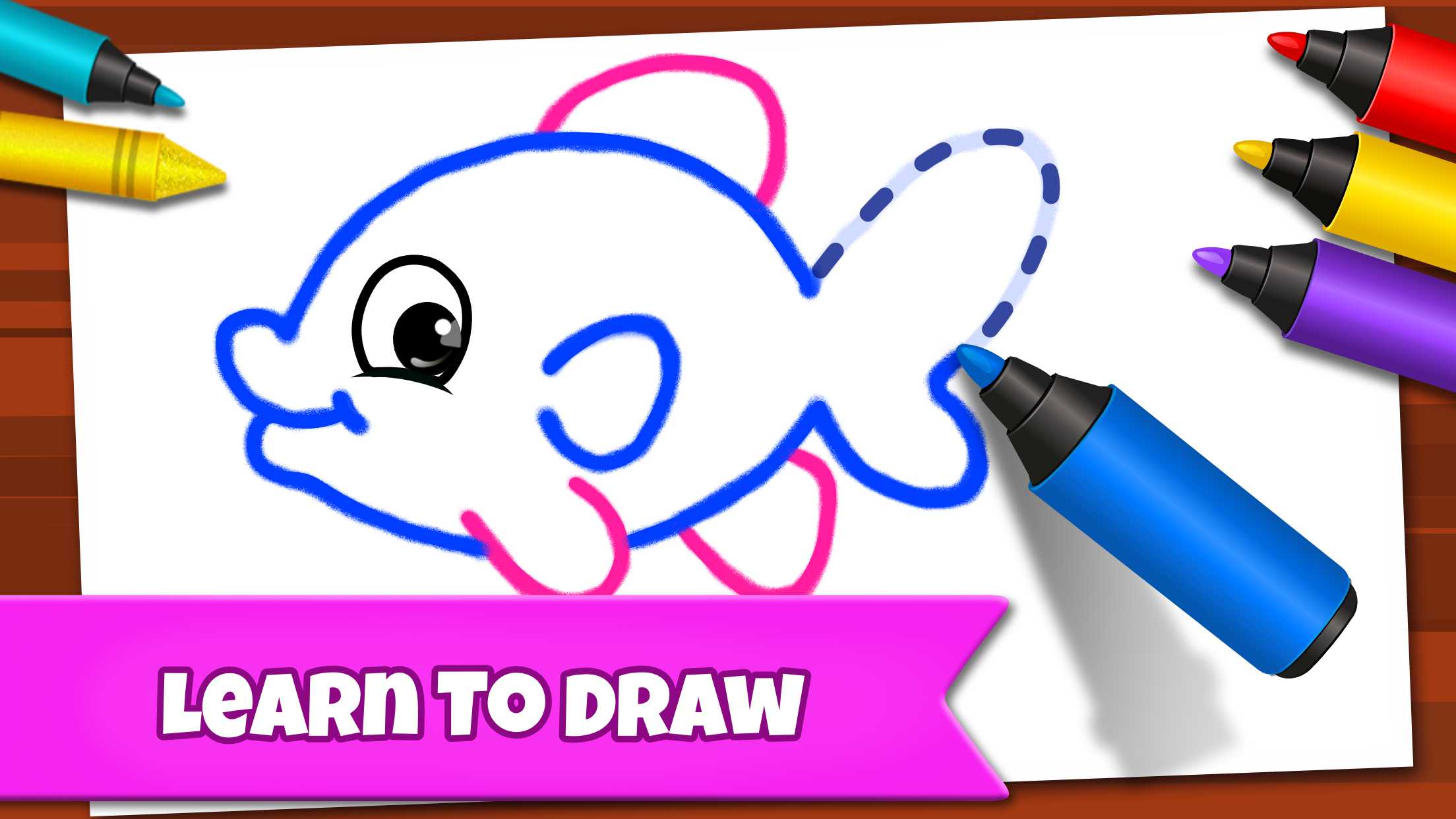 Drawing Games: Draw & Color For Kids Android App