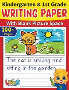 Kindergarten & 1st Grade Writing Paper With Blank Picture Space