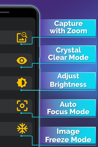 Magnifying Glass + Flashlight Android App
