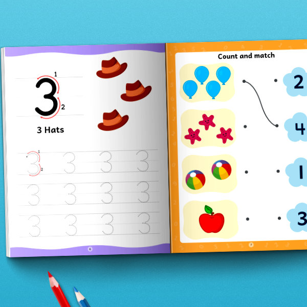Number Tracing Book3
