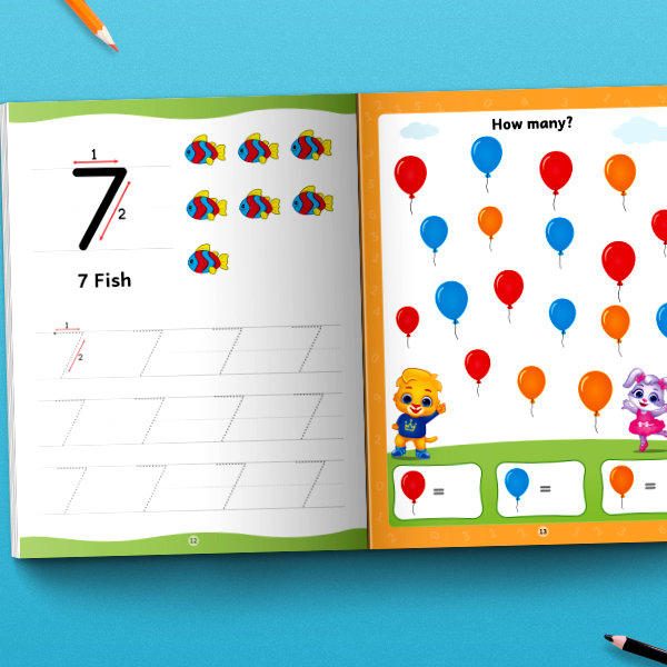 Number Tracing Book4