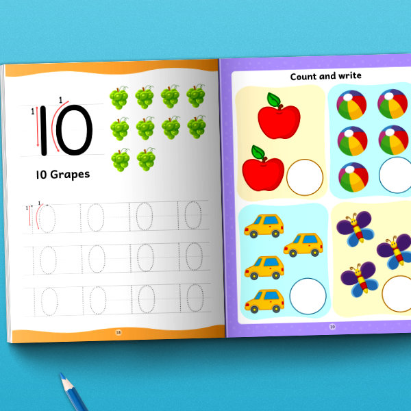 Number Tracing Book5