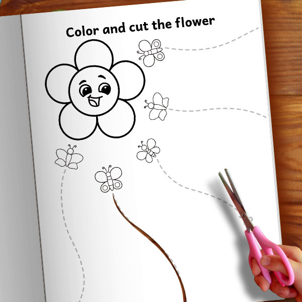 Scissor Skills Preschool Activity Book4
