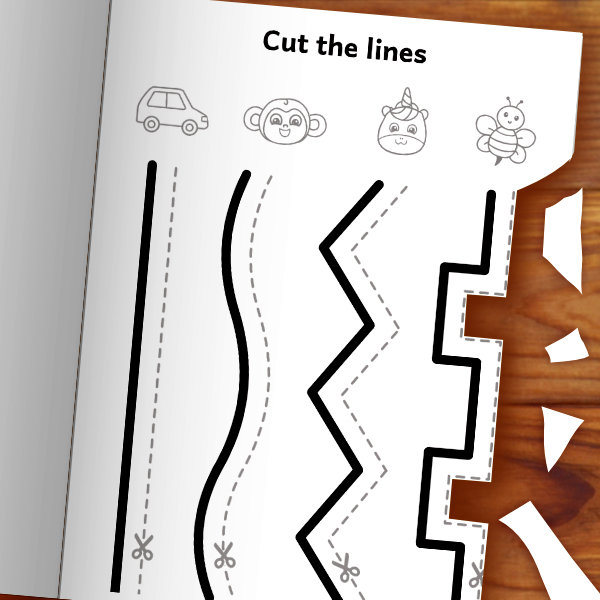 Scissor Skills Preschool Activity Book5