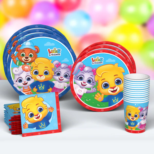 Lucas & Friends Kids' Birthday Party Supplies Combo