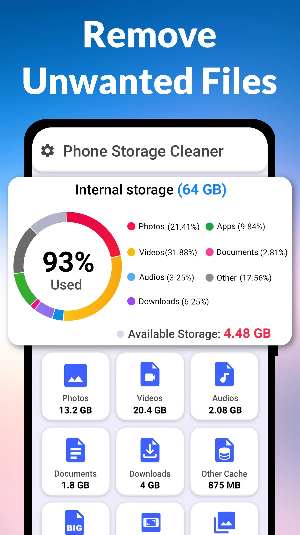 Phone Storage Cleaner: Cleanup Android App